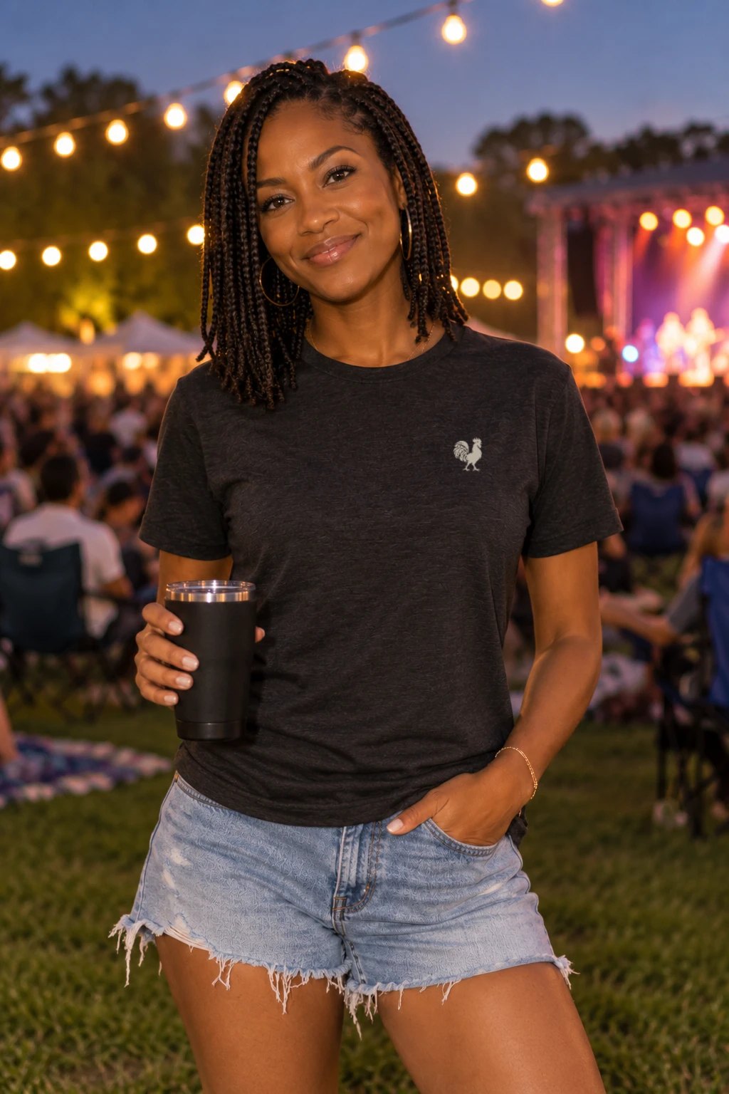 Charcoal Black Triblend model