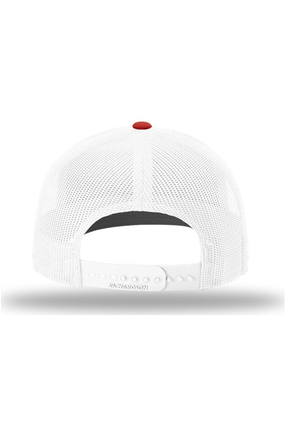 Royal Red White back